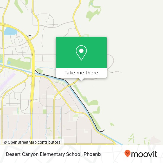 Desert Canyon Elementary School map