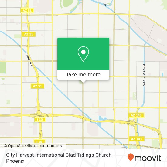 City Harvest International Glad Tidings Church map