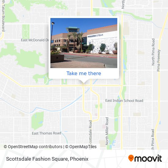 Scottsdale Fashion Square map