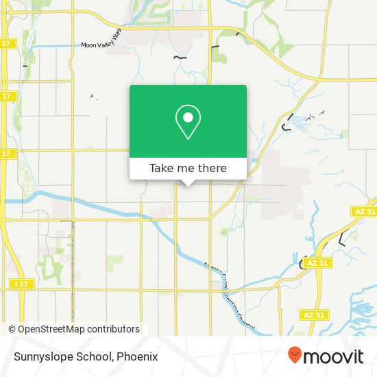 Mapa de Sunnyslope School