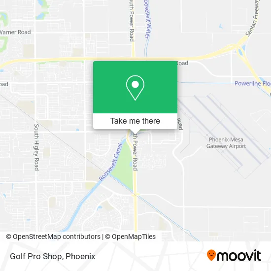 Golf Pro Shop map