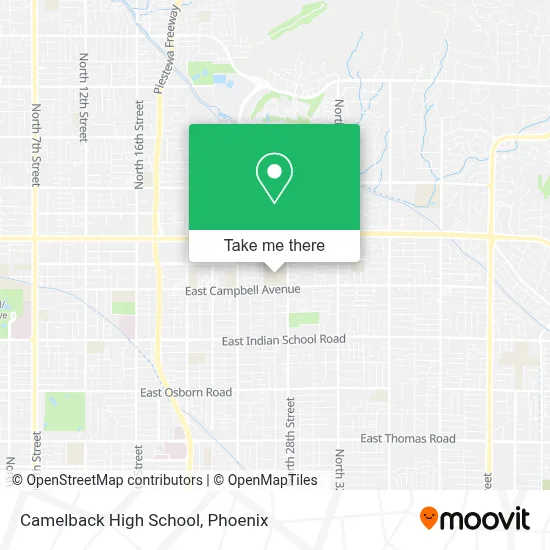 Camelback High School map