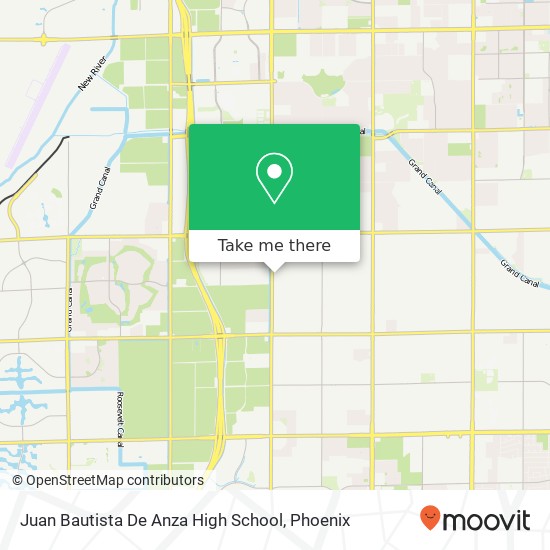 Juan Bautista De Anza High School map