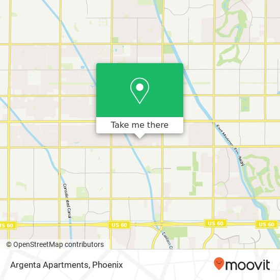 Argenta Apartments map