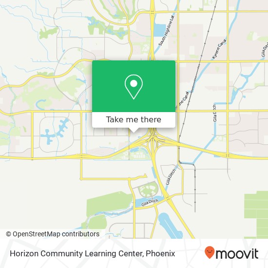 Horizon Community Learning Center map