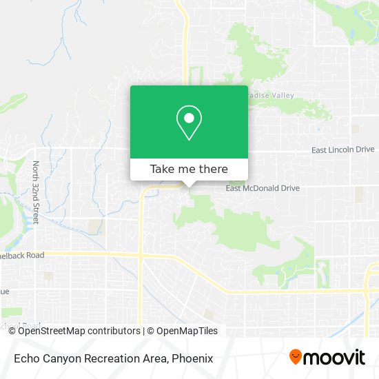 Mapa de Echo Canyon Recreation Area