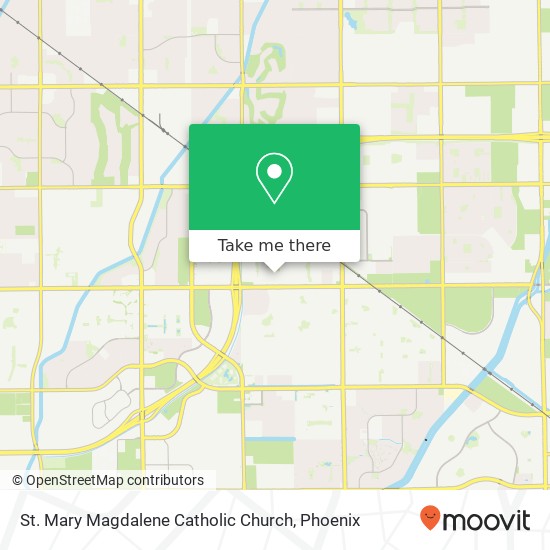 St. Mary Magdalene Catholic Church map