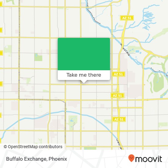 Buffalo Exchange map