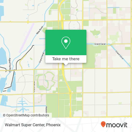 Walmart Super Center map