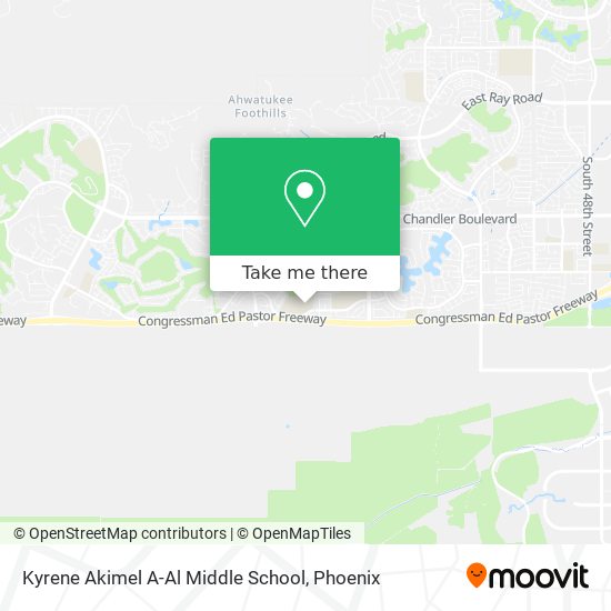 Kyrene Akimel A-Al Middle School map