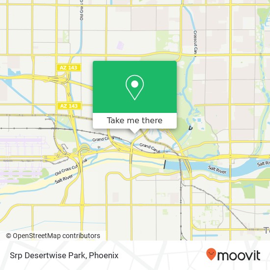 Srp Desertwise Park map