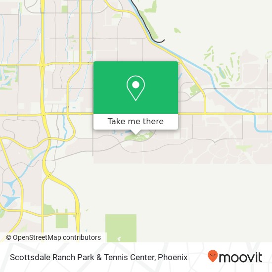 Mapa de Scottsdale Ranch Park & Tennis Center