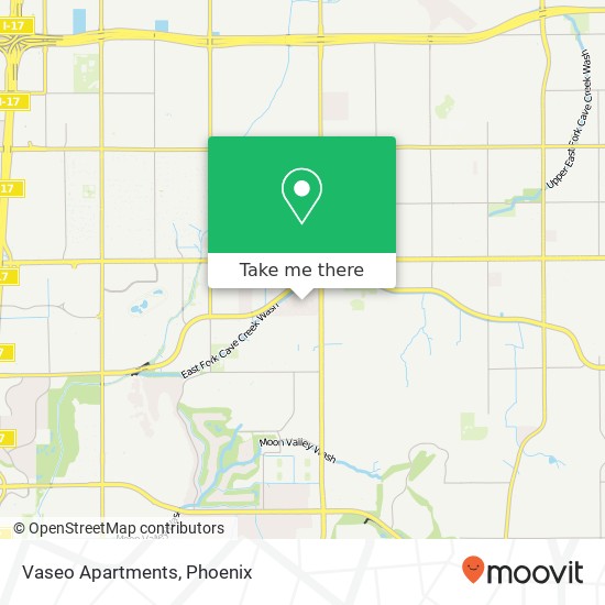 Vaseo Apartments map