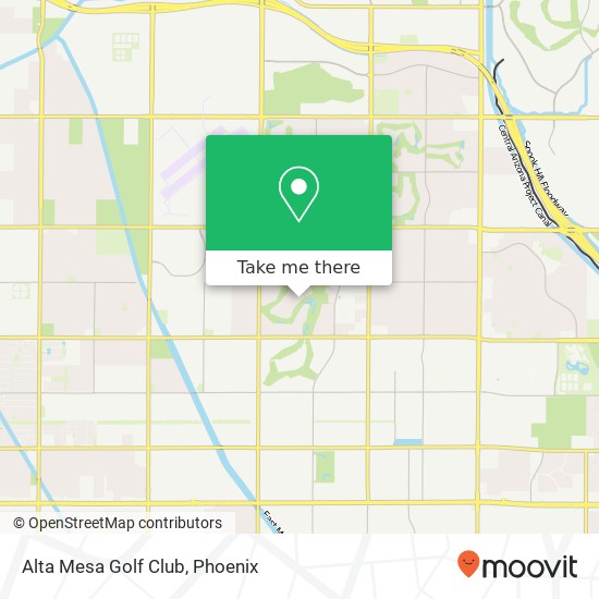 Alta Mesa Golf Club map