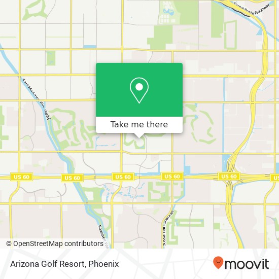 Mapa de Arizona Golf Resort