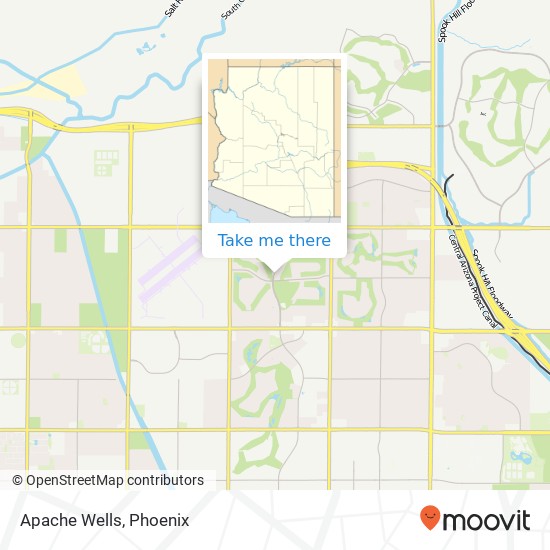 Mapa de Apache Wells