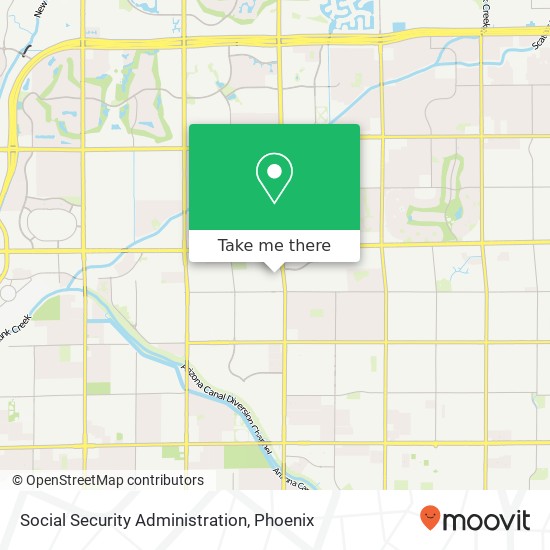 Social Security Administration map