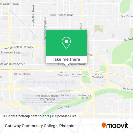 Gateway Community College map