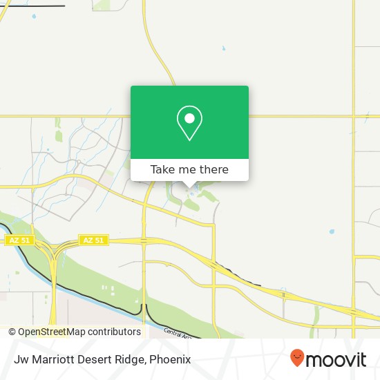 Jw Marriott Desert Ridge map