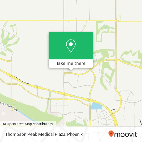 Thompson Peak Medical Plaza map