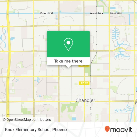 Knox Elementary School map