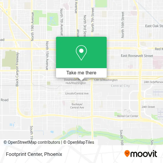 Footprint Center map