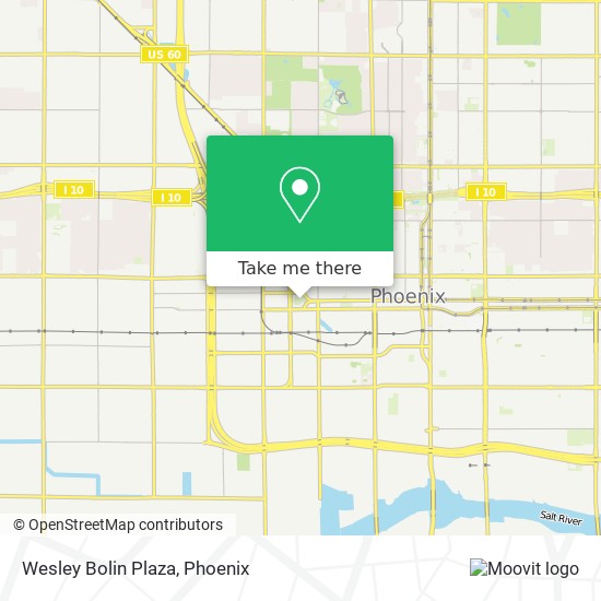 Wesley Bolin Plaza map