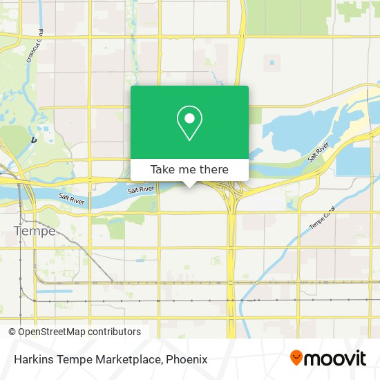Harkins Tempe Marketplace map