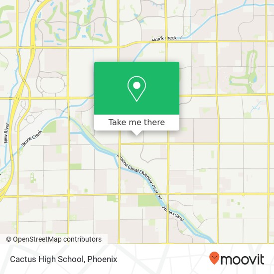 Cactus High School map