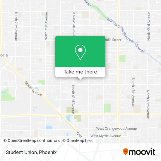 Student Union map