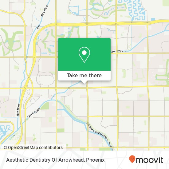 Aesthetic Dentistry Of Arrowhead map