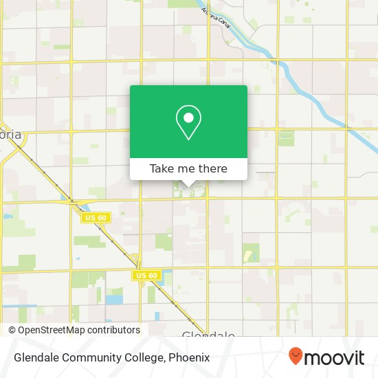 Glendale Community College map
