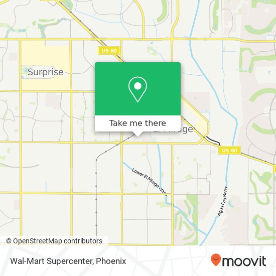 Mapa de Wal-Mart Supercenter
