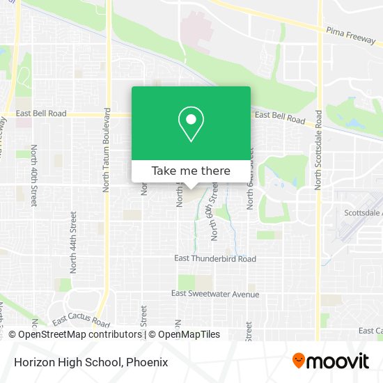 Horizon High School map