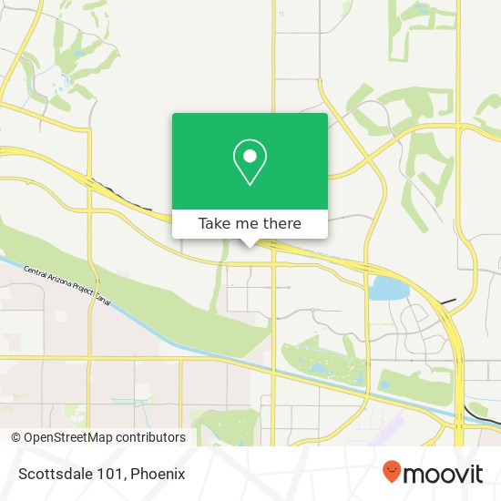 Scottsdale 101 map