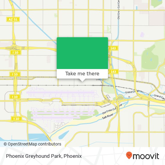 Phoenix Greyhound Park map