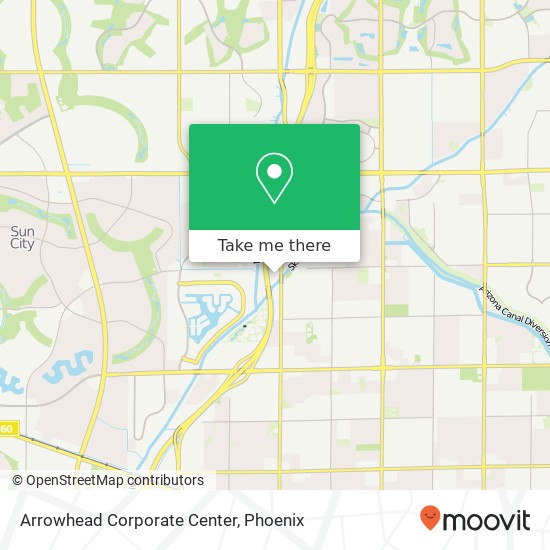 Mapa de Arrowhead Corporate Center