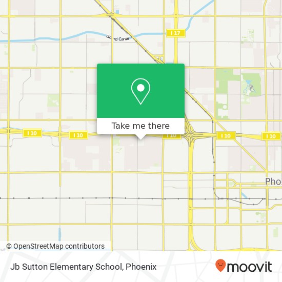 Jb Sutton Elementary School map