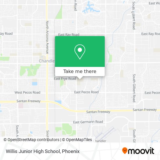 Mapa de Willis Junior High School