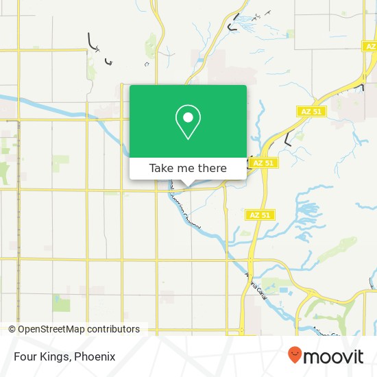 Mapa de Four Kings