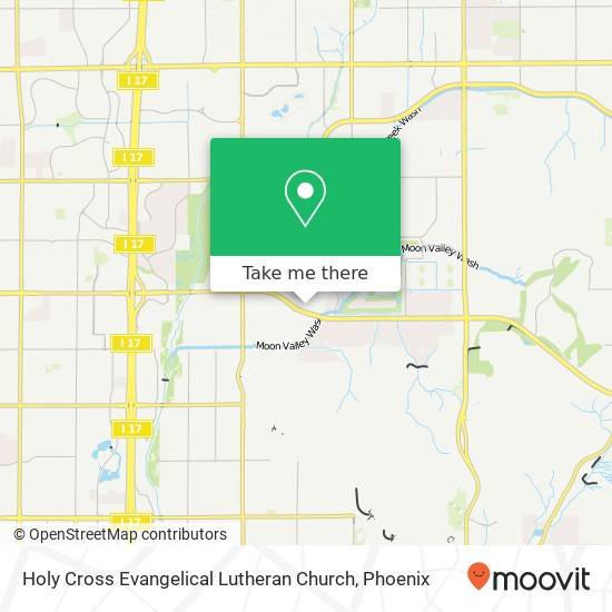 Holy Cross Evangelical Lutheran Church map