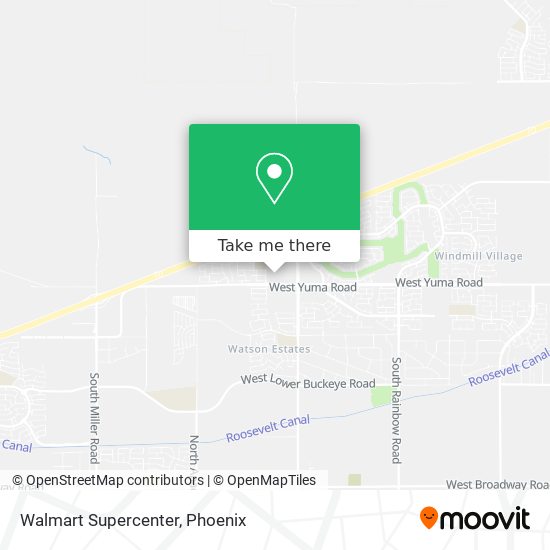 Mapa de Walmart Supercenter