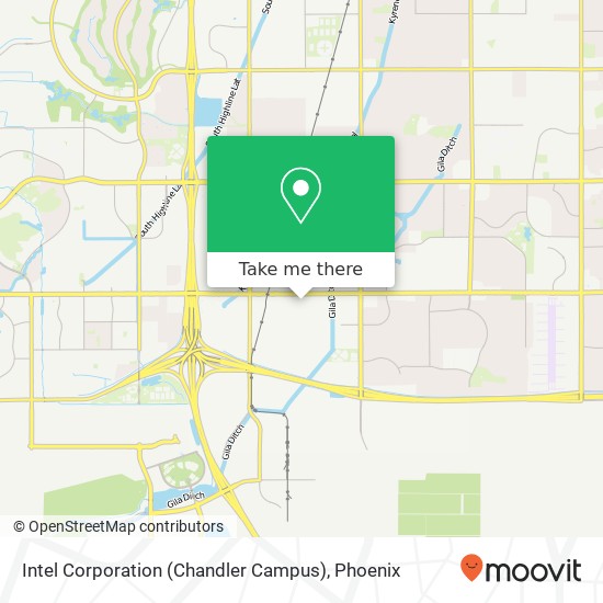 Intel Corporation (Chandler Campus) map