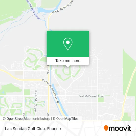 Las Sendas Golf Club map