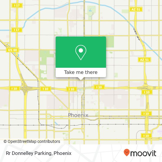 Mapa de Rr Donnelley Parking