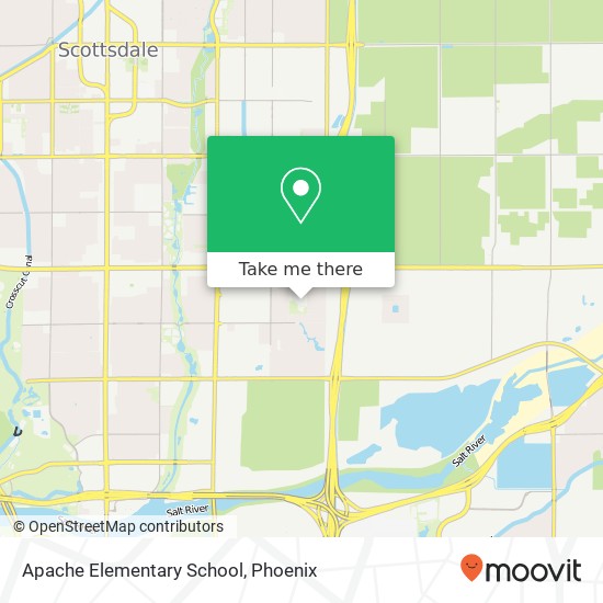 Apache Elementary School map