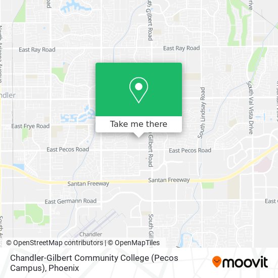 Chandler-Gilbert Community College (Pecos Campus) map