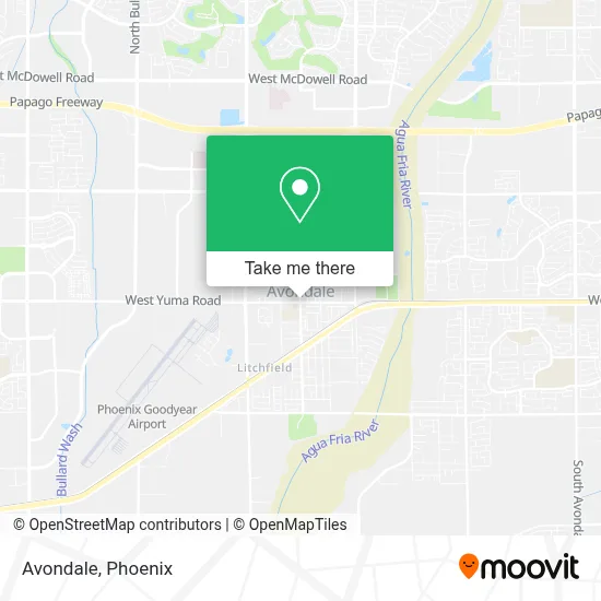 Avondale map