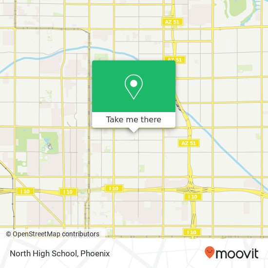 Mapa de North High School