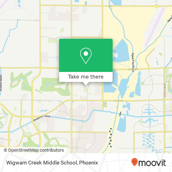 Mapa de Wigwam Creek Middle School